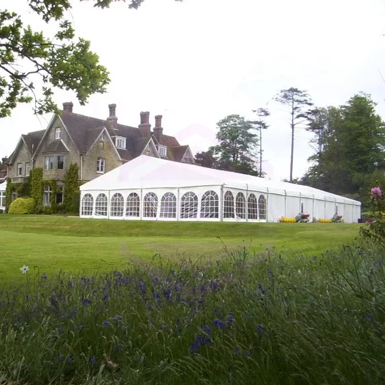 15x25m Aluminum Frame White Marriage Marquee Event Tent With Church Windows