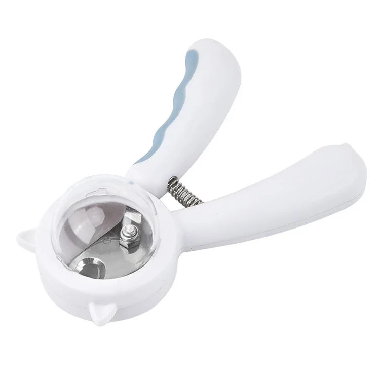 Wholesale Custom Splash Prevention Collected Cute Pink Stainless Steel Cat Dog Nail Clipper