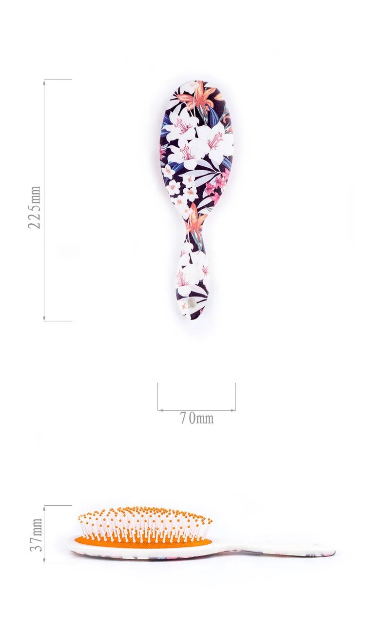 Hair Brush Airbag Comb ABS Air Cushion Head Massage Comb Airbag Large Plate Comb UV digital Printing C006