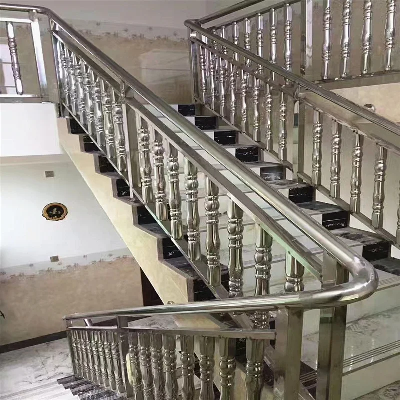 
YDX Custom Design Indoor Outdoor Terrace 304 Pipe Balustrade Stainless Steel balcony Tube Railing 