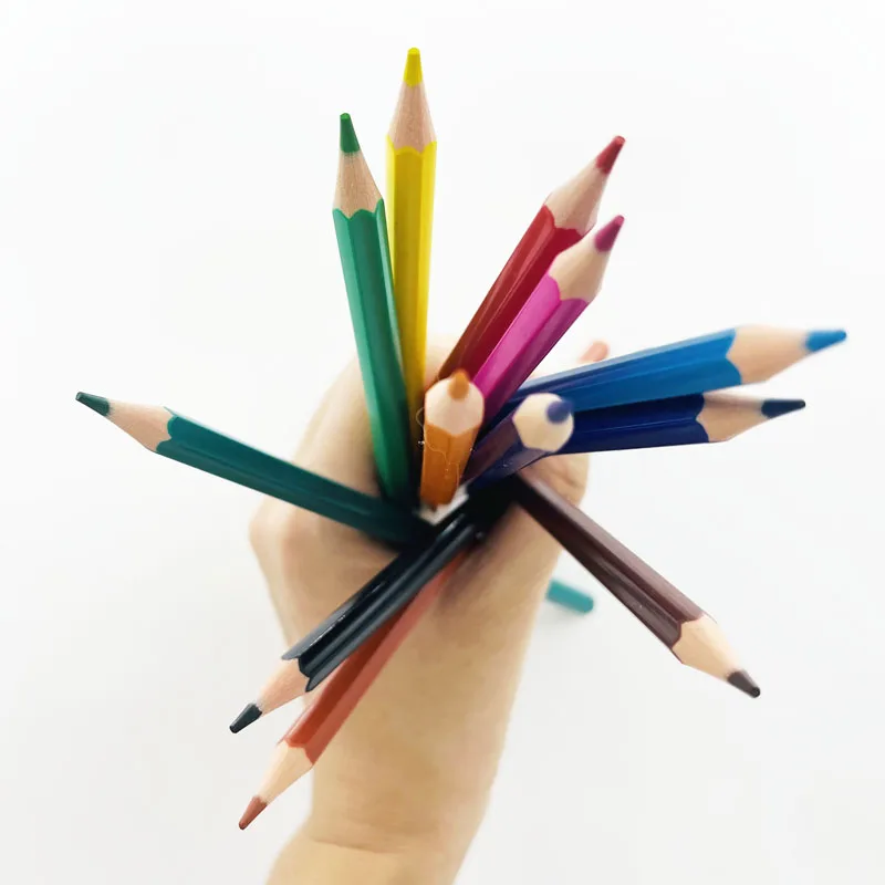 Wholesale Price Hexagonal Shape Stationery Wood Free Plastic HB Pencil in Bulk for Children