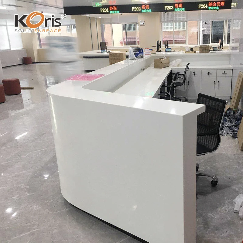 Koris Good Quality big slab 12mm thick modified and 100% pure acrylic solid surface artificial stone sheet