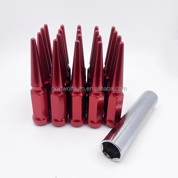 20+1 red spike lug nut