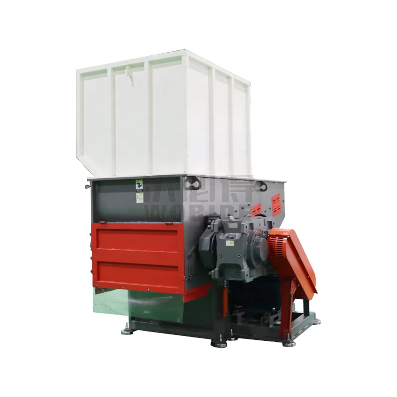 Industrial PP Jumbo Bags Film Lumps Shredder Plastic Scrap Copper Wire Shredder For Sale