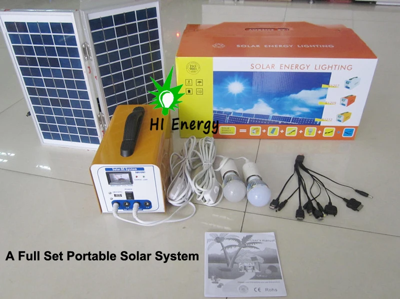 HiEnergy camping solar system kit camping solar system set portable power station solar system