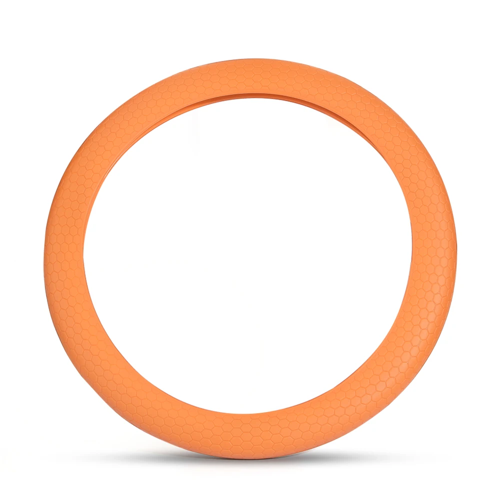 Honeycomb Pattern Cheap Colorful Pink Purple Blue Black Plastic Rubber Resin Silicone Steering Wheel Covers