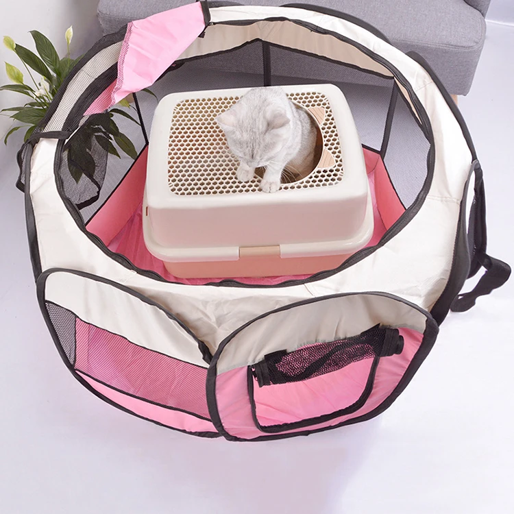 For cat & dog large space foldable pet house tent