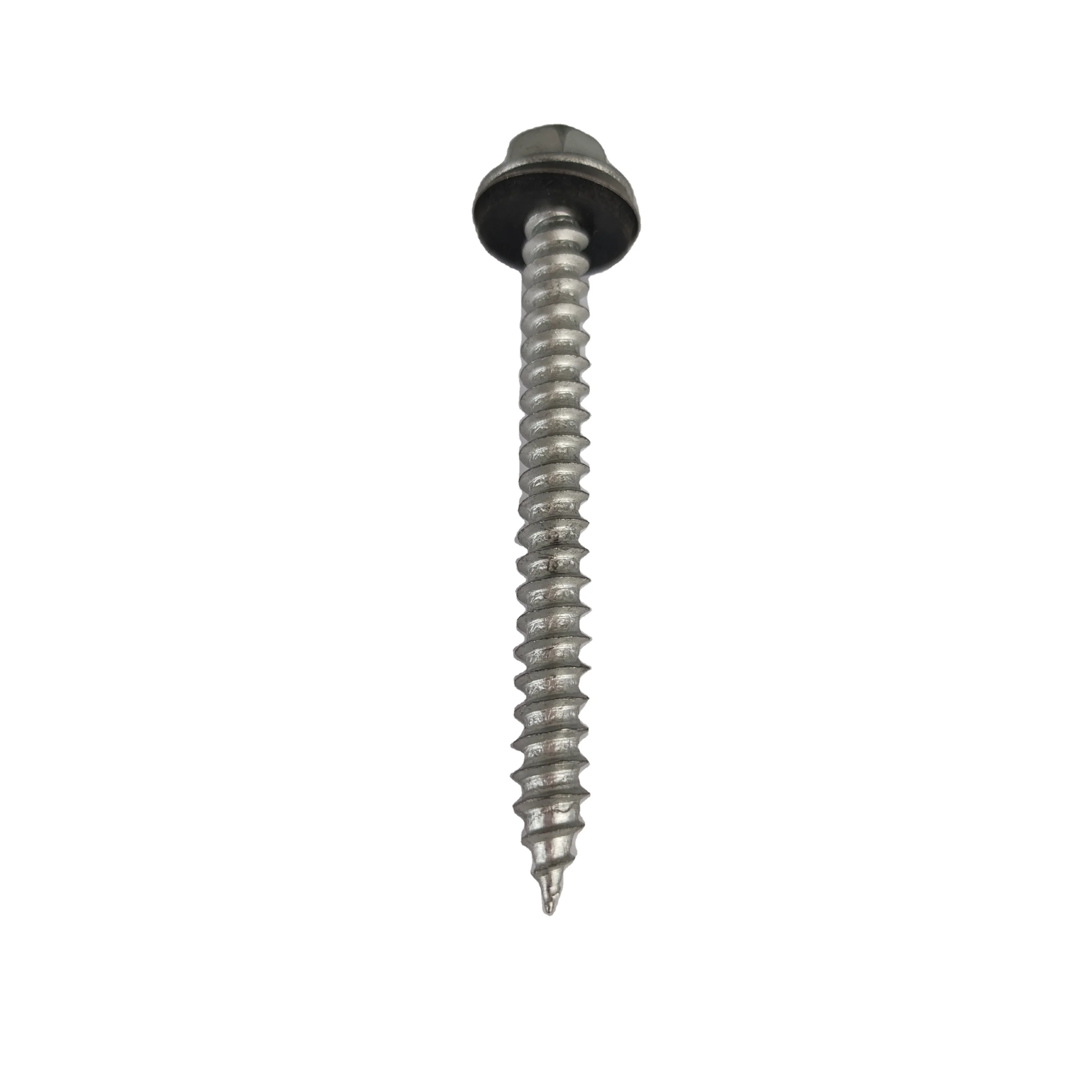 High Grade Stainless Steel Tapping Screws Hexagon Head Wood Screws