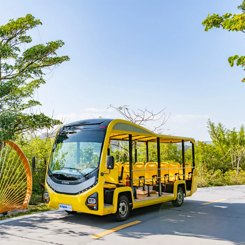 72v 23-Person Electric Sightseeing Bus Mini Tourism Cart for Groups for Sightseeing and Tourist Car