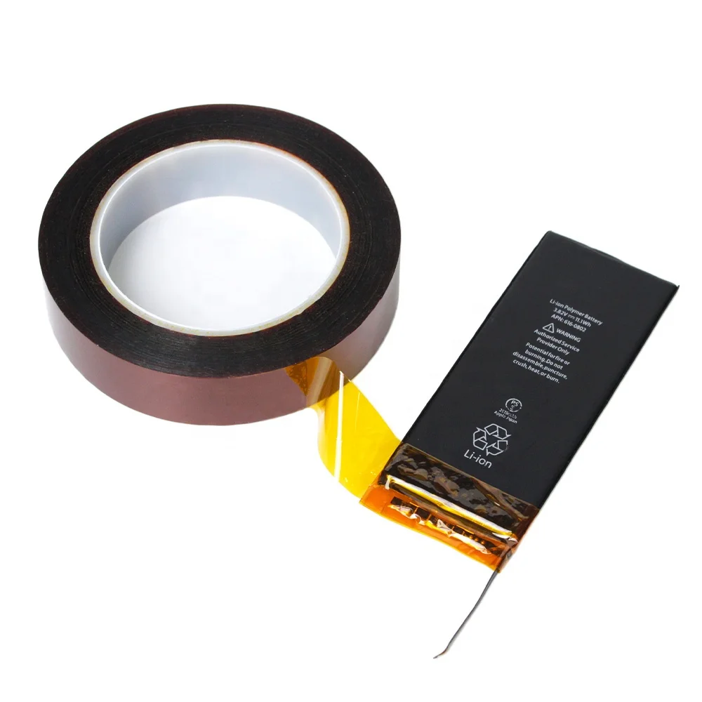 4- Amber Color Heat Resistant New Energy Electrical Termination Insulation Protection Lithium Battery Self Adhesive Tape