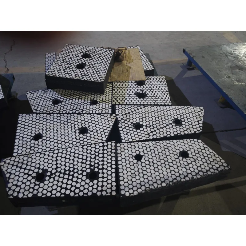 Mine Wear Protection System Ceramic Rubber Steel Liner