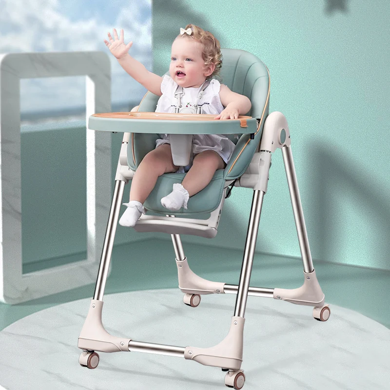 Stability Infant Highchair Children Dining Chairs Kids Feeding Chair Baby High Chair For Feeding