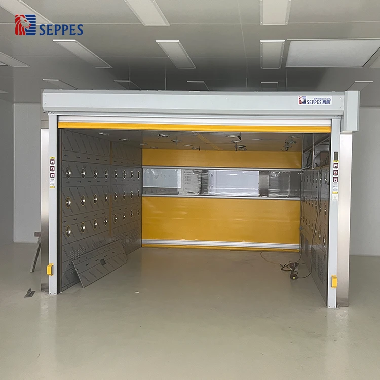 quick partition high speed roll up door isolate pollution high speed pvc door warehouse fast rolling door