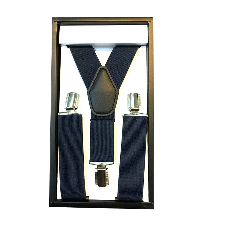 
Solid Color Men Belt Set Boys Suspenders Polyester Y Back Braces Adjustable Elastic OEM 