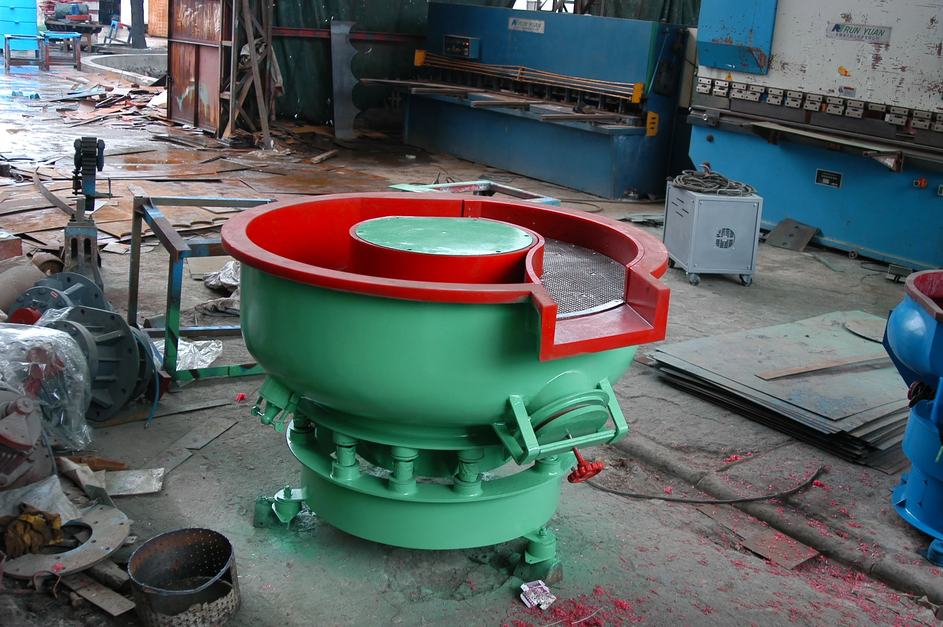 
LMJ600 vibrating polishing machine 