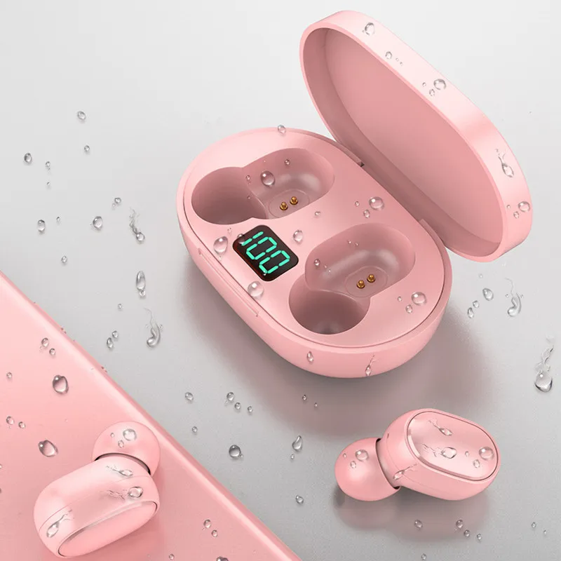 2021 горячая Распродажа Shenzhen in ear E6S беспроводные наушники Wifi наушники дисплей питания Macaron красочные E6s TWS A6S электронные новинки