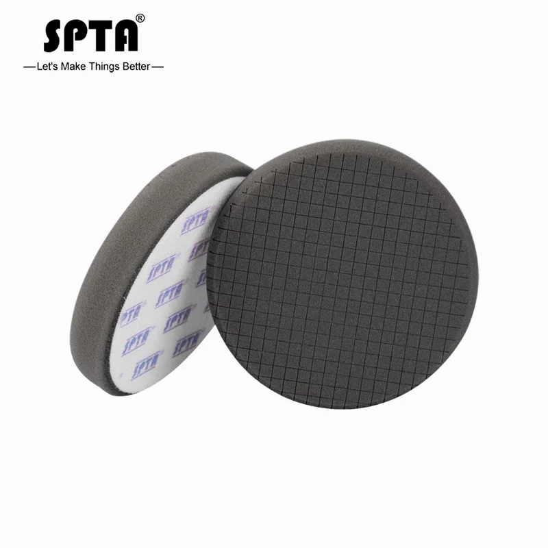 SPTA 5Pcs 7inch Buffing Pads Polishing Pads Polishing Grid Pad for Car Polisher Boat Polisher