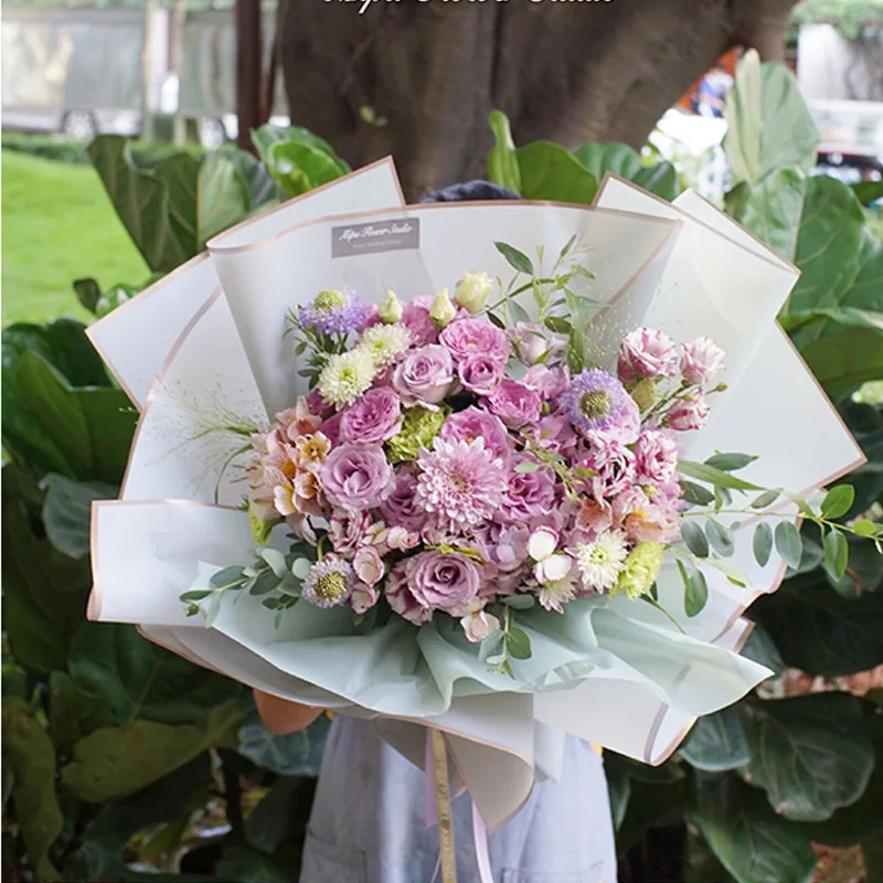 Flower wrapping film Phnom Penh matte paper waterproof packaging material