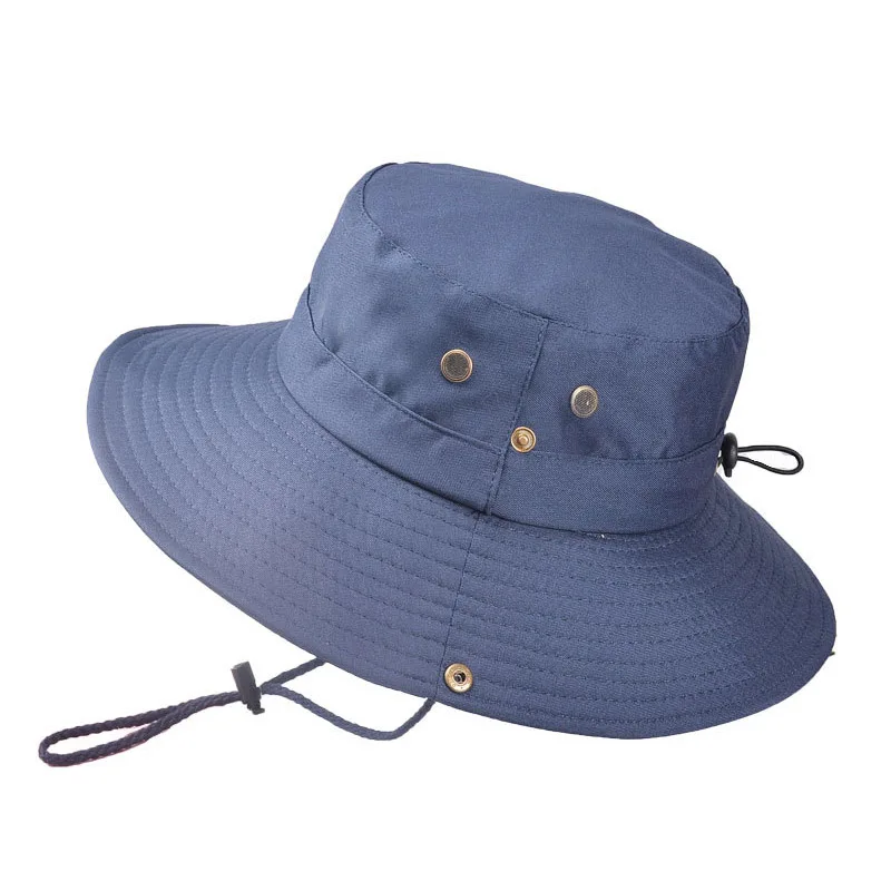 Летняя уличная шляпа-сафари для охоты рыбалки с регулируемым ремешком