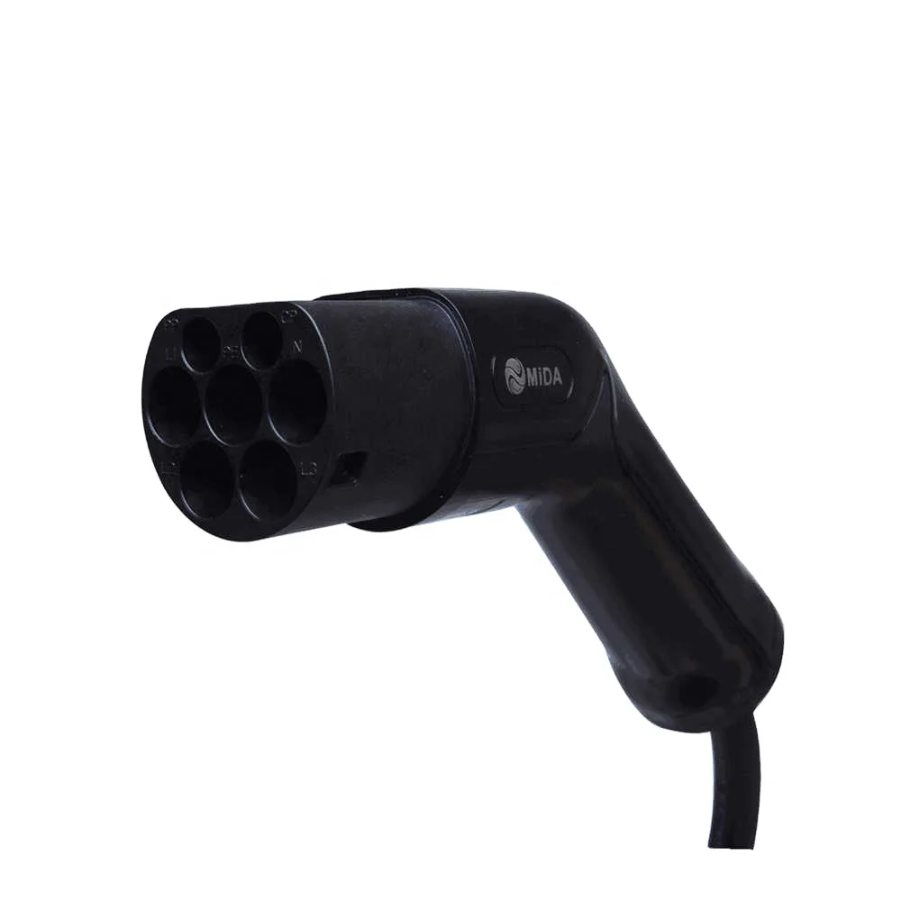 
 NEW EV Charging Plug Male Connector 3-Phase for Electric Car 32A Type 2 IEC 62196-2  