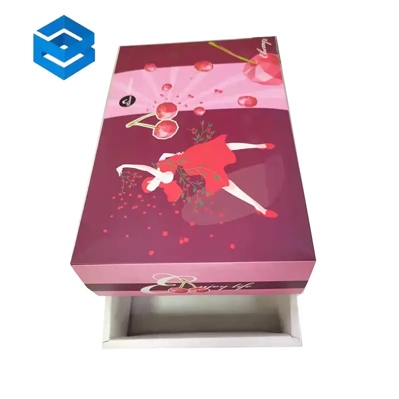 Custom Printed Cardboard Banana Packaging Empty Fresh Christmas Fruit Gift Box