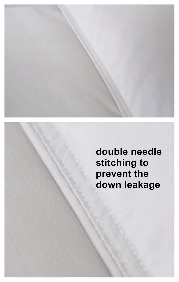 220 x 240 cm High quality luxury soft hotel white goose down quilt
