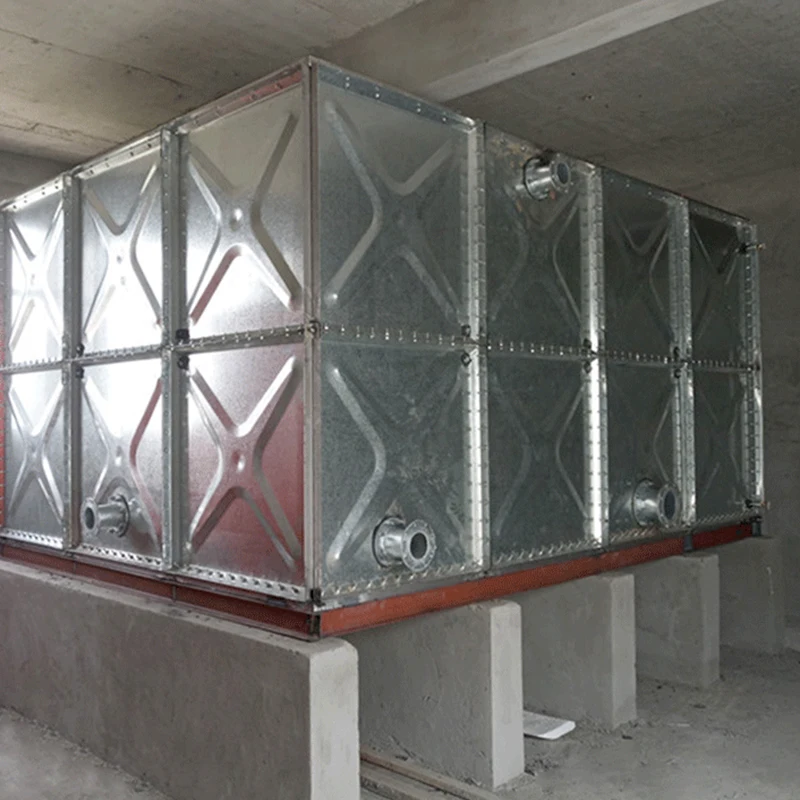 Hot Selling Galvanized steel water storage tank Applicable to Manufacturing Plant