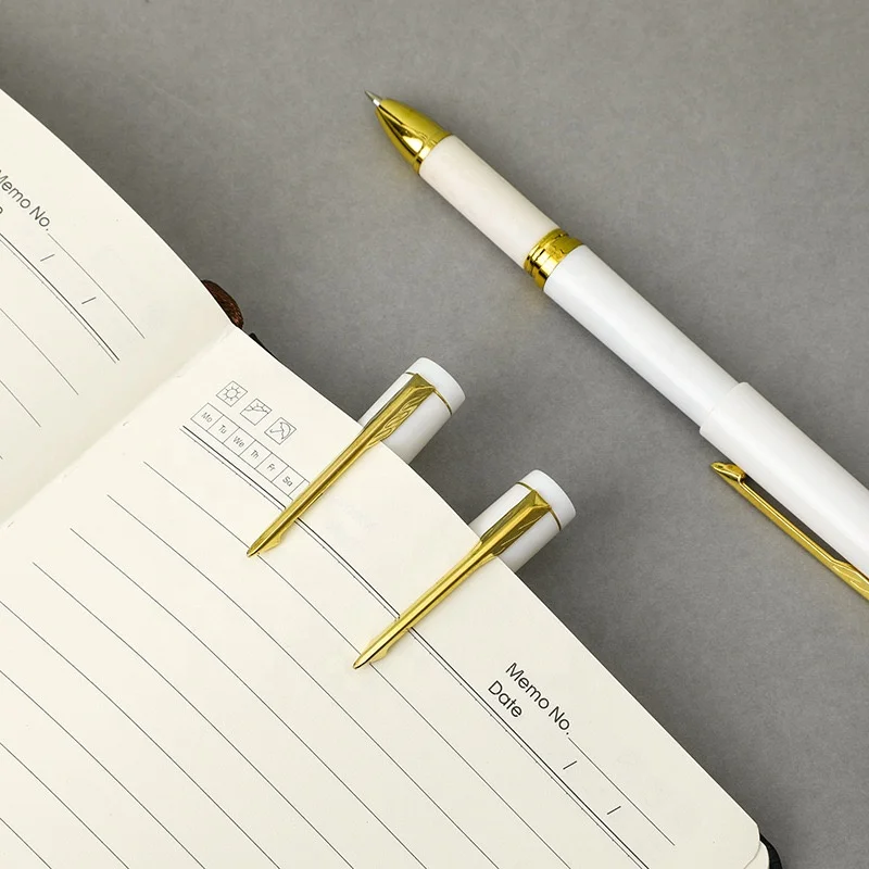 fashion Metal pen high-end business gift metal roller pen custom logo signature gel pen for office