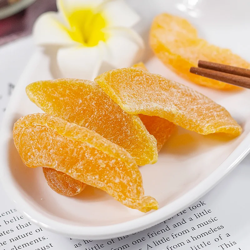 Qingchun высокое качество заводская цена оптовая продажа новый продукт сухофрукты желтые ломтики персика