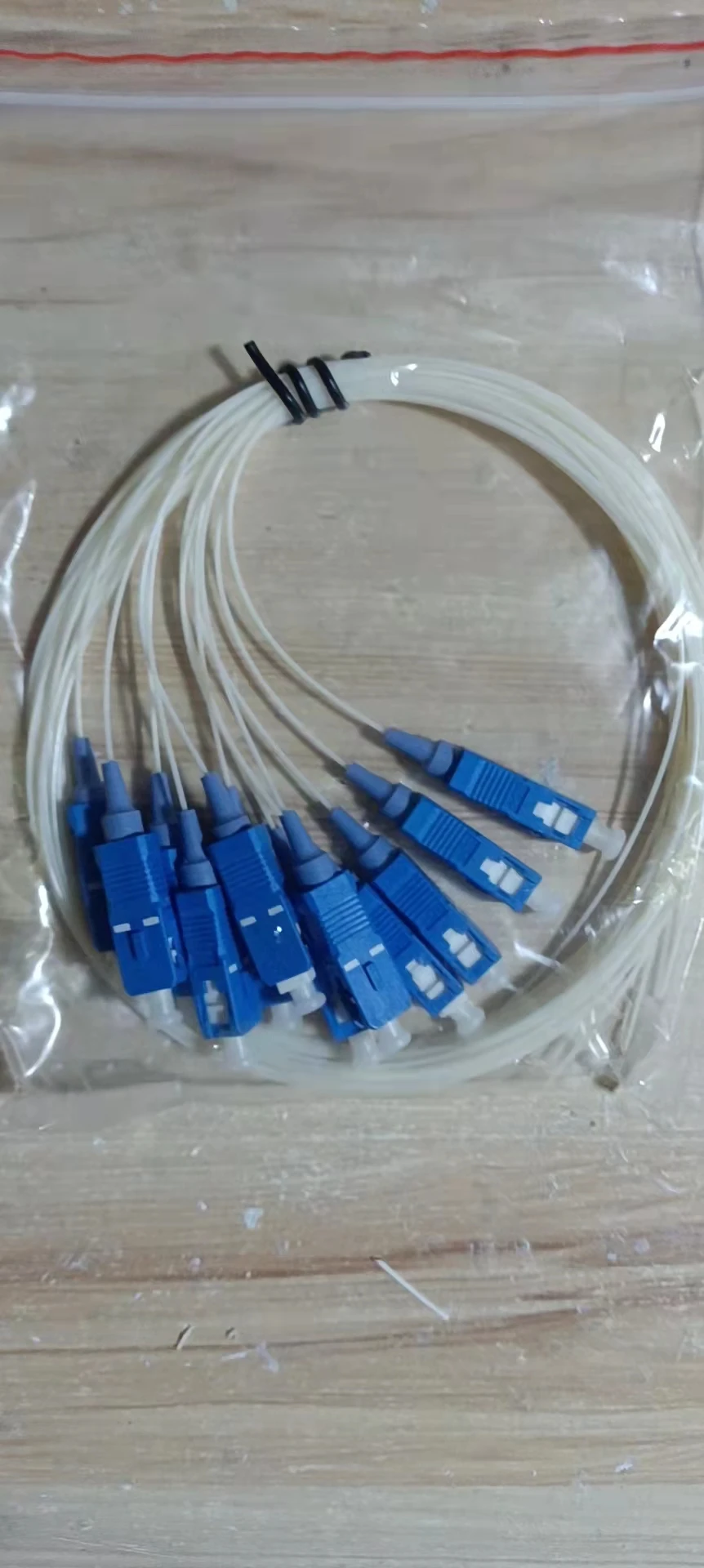 Mini tube Type  iptv 1m splice ftth Factory Price Plug-in Single Mode PLC Splitter 1x8 SC/APC