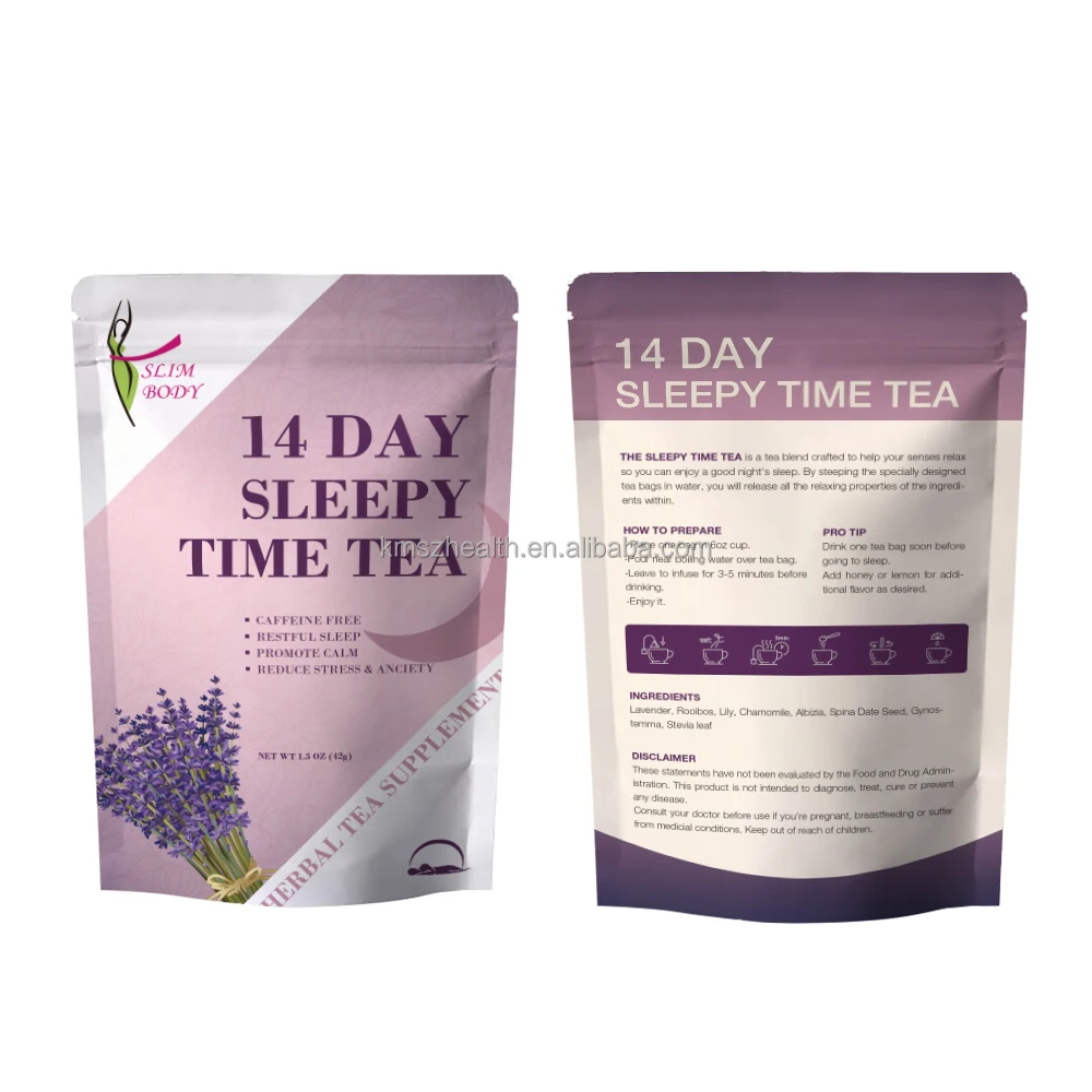 Customized Packaging Natural Night Time Sleep Well Organic Chamomile Relax Herbal Tea