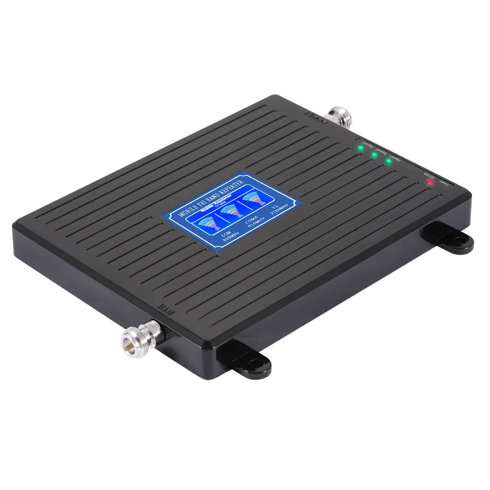 Hot Selling Gsm Cdma Tri Band 900 850 2100Mhz 4G Mobile Signal Repeater Lte Network Mobile Signal Booster/cellular