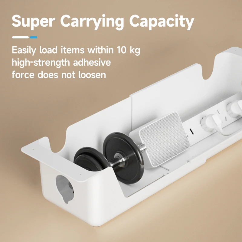 JOYE New Tray Cords Baskets Cord Holders Cable Storage Box Under Desk Cable Management Tray