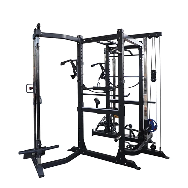 Wholesale Factory Combo All In One Gym Equipment Multi Functional Gym Rack with Lat Pulldown Squat Rack Low Row Cable Crossover