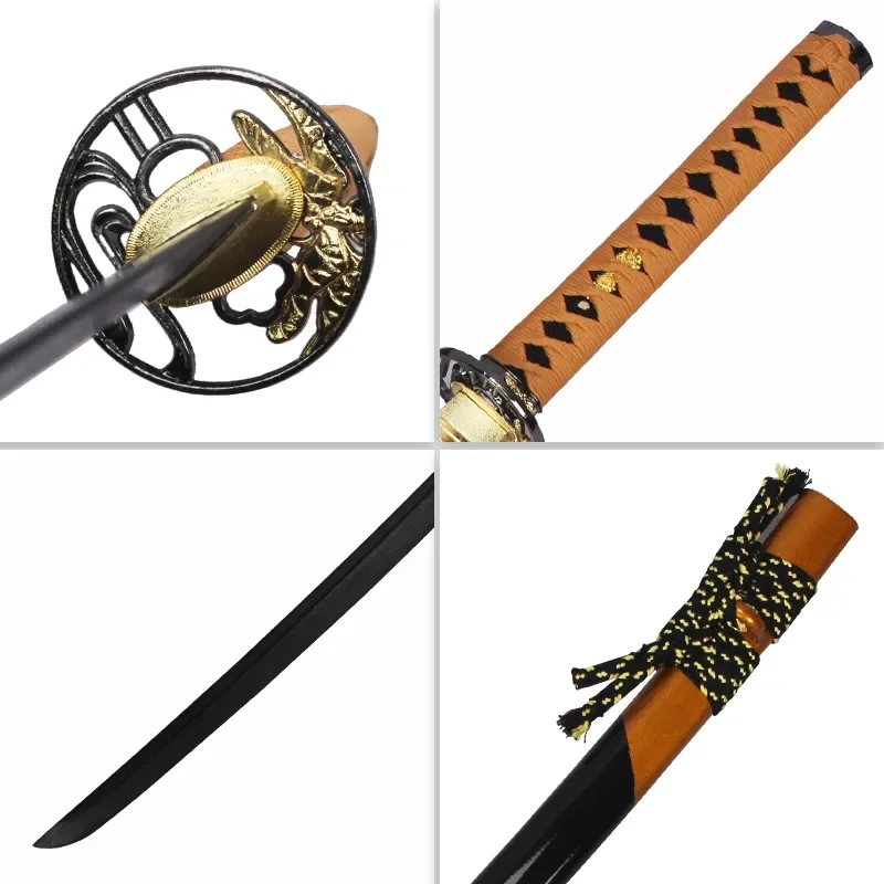 Factory Wooden Samurai Sword Traditional Shape Rosewood Film Television Production Toys Katana Swords For Cosplay Playing Boys