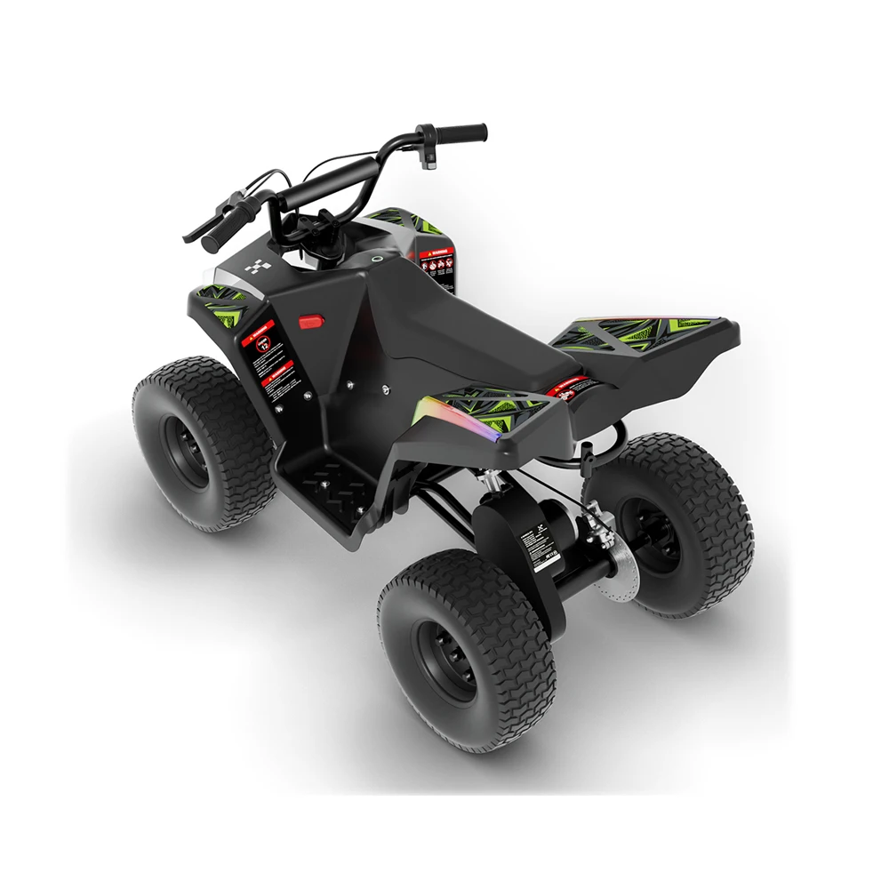 eQuad Ride-on Outdoor 4 Wheeler For Kids  ATV - ASTM F963 Certified support APP and Music speaker