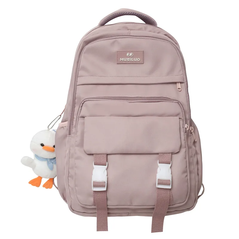Korea Style Fashion OEM waterproof Nylon Cute School Backpack Travel casual backpack for college student