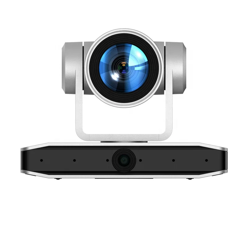 4K Auto Tracking PTZ USB3.0 Conference Room Camera Dual Lens auto voice tracking auto zoom in & out in pan & tilt direction PoE