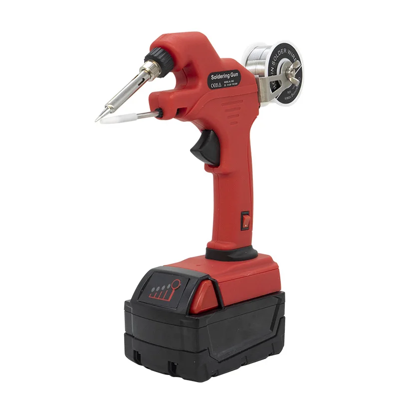 NYLEO NL-106CL Cordless Soldering Iron Kit - 30W Soldering Iron Suitable for  18V/20V Max Li-ion Battery, 30s Fast Heating