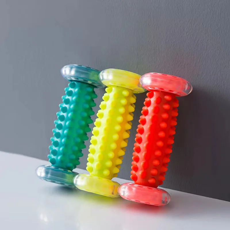 2024 New Foot Roller Massager Multi-Color TPR PVC Foot Massage Roller Sports Style hand massager roller ball