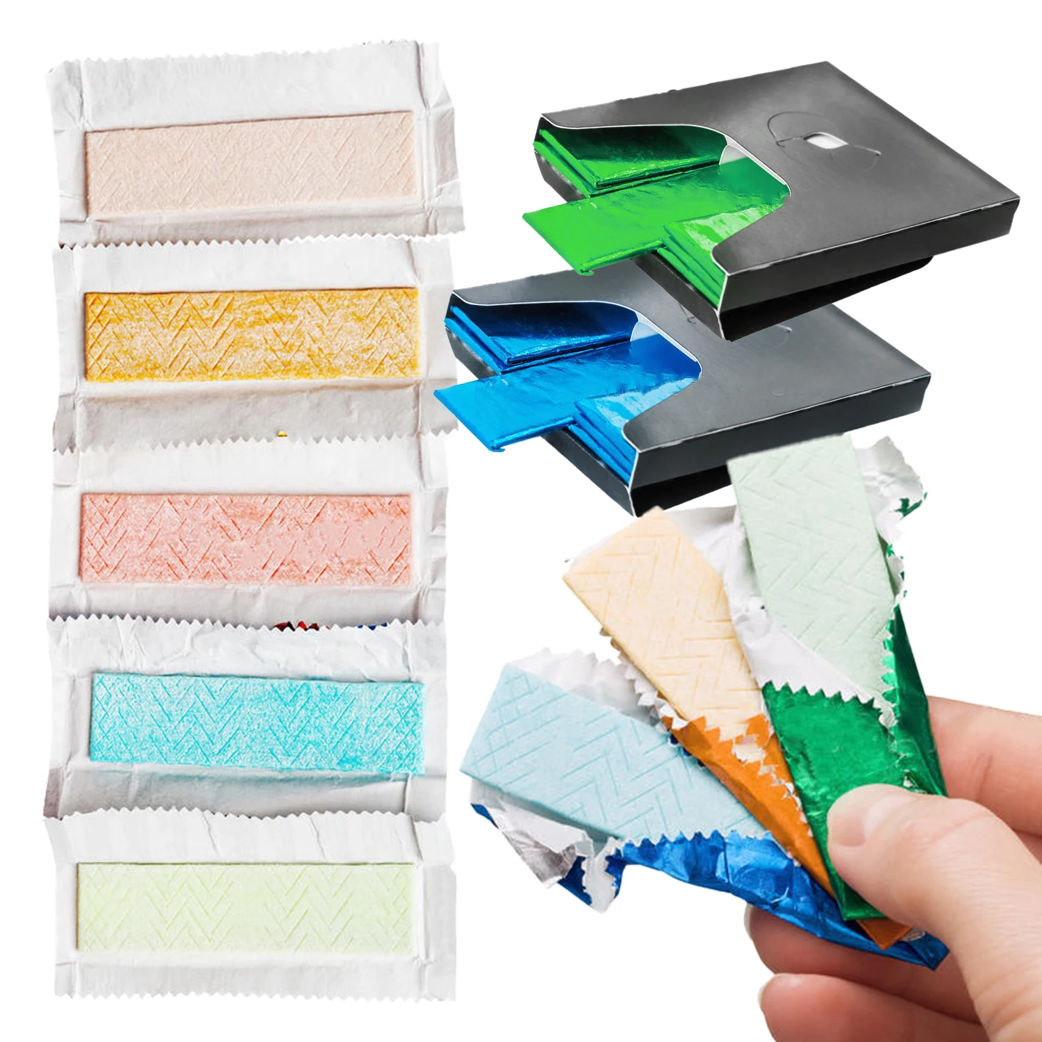 OEM Candy Gum Customization Wholesale Fruit Mint Assorted Flavor Xylitol Fresh Breath Chewing Gum Candy