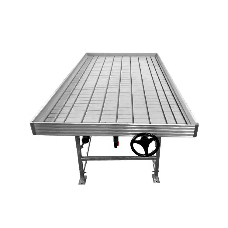 Hebei Chenchao Ebb and Flow ABS Tray Rolling Bench Hydroponic Equipment Planting Table