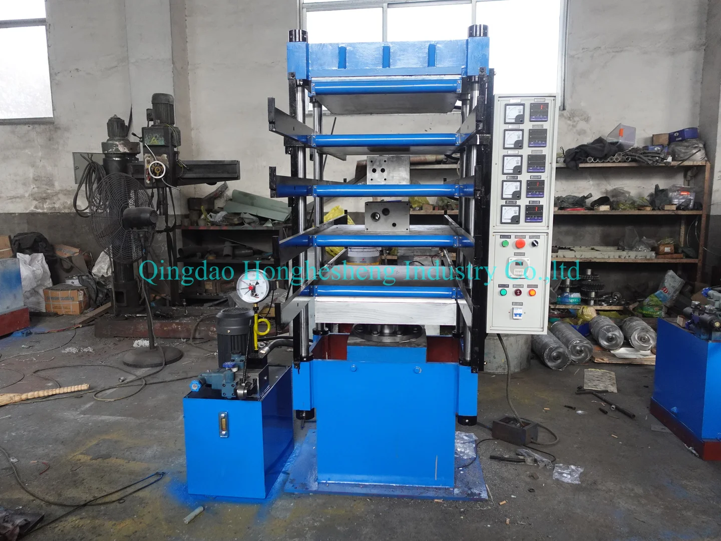 Factory Price 50TRubber Floor Vulcanizer Machine /rubber floor tile making machine Floor Vulcanizing