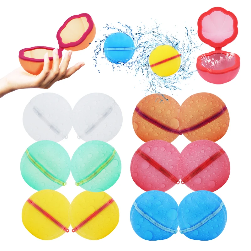 Многоразовые надувные шарики для воды многоразовые магнитные шарики для воды быстро Заполняемые самозапечатывающиеся водяные бомбы для детей на открытом воздухе летние игры на заднем дворе