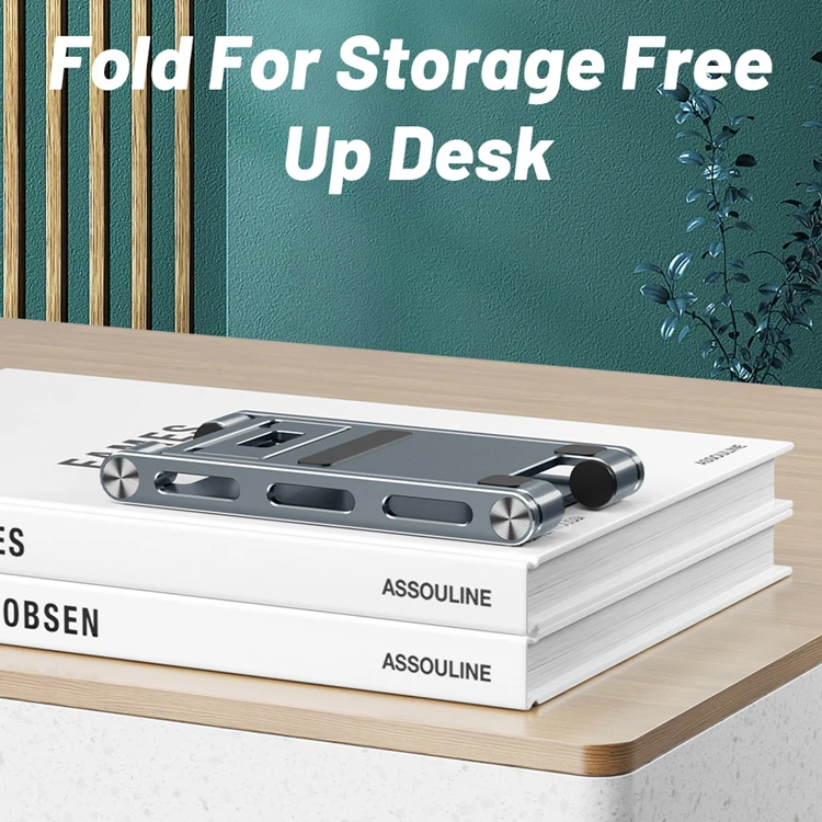 Portable Foldable Tablet Stand Mobile Phone Holder Adjustable Aluminium