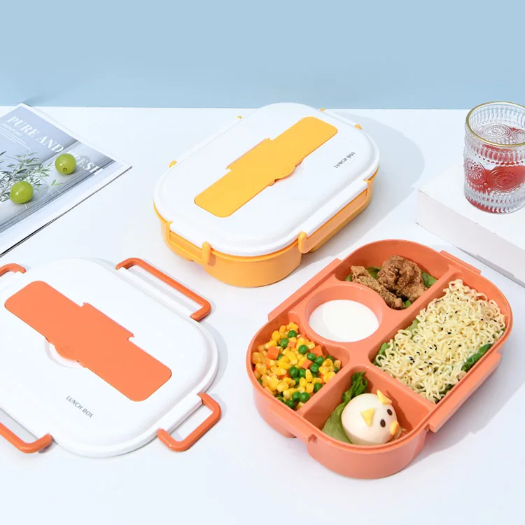 Экологичный многоразовый контейнер для еды с 5 отсеками крышкой