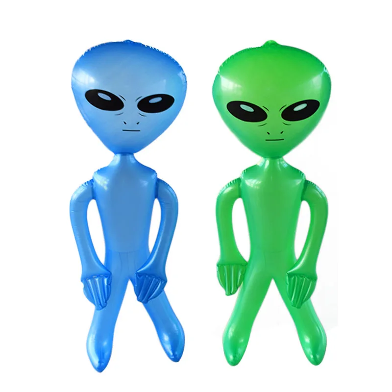 New Arrive Plastic Inflatable Green alien