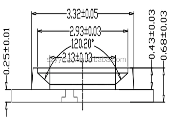 Hot selling Smd led chip 2835 1w 9V@100mA Cri>80  125-135lm VF8.9-9.2-9.5