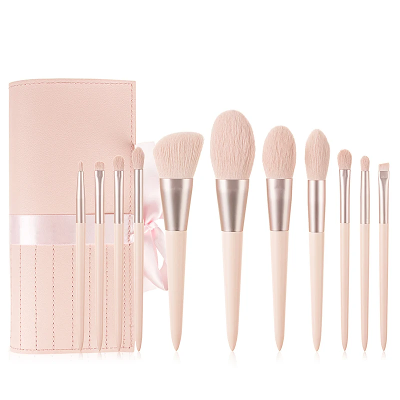 Star Wholesale War 24 Piece High Quality Professional Vegan Makeup Brush Custom Diamond Set 11Pcs Wood Pink Makeup Brush Set