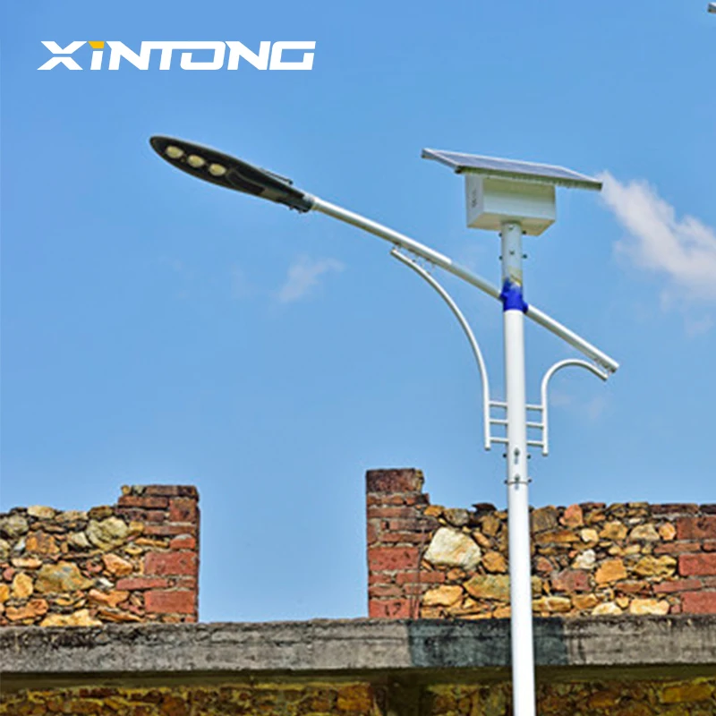 XINTONG 5 Years Warranty Solar Street Lamp in One Solar LED Street Light with Pole IP67 Integrated All 60w 80w 100w 120w